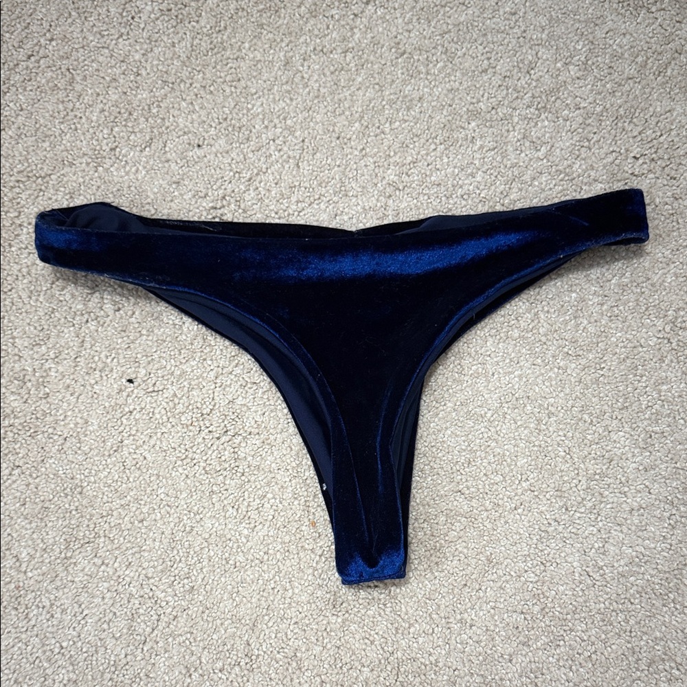 Cheeky women’s Navy Blue Velvet Bottoms